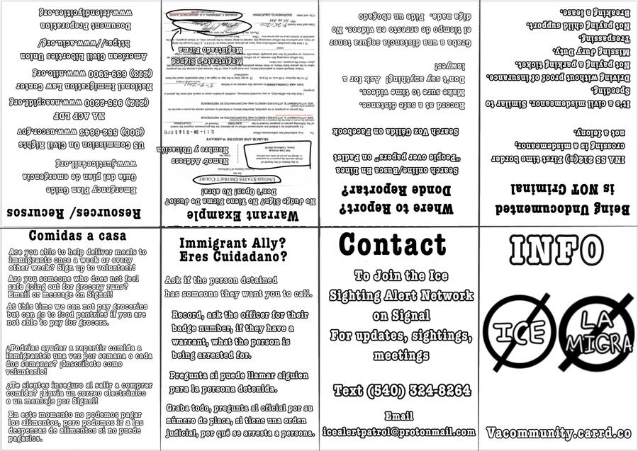 Virginia ICE education