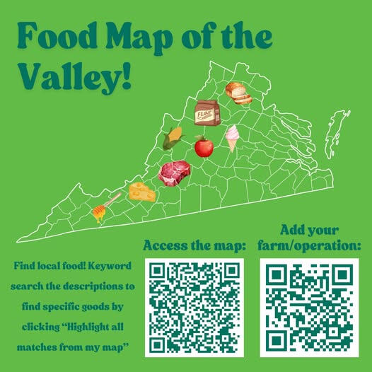 Food Map of the Valley